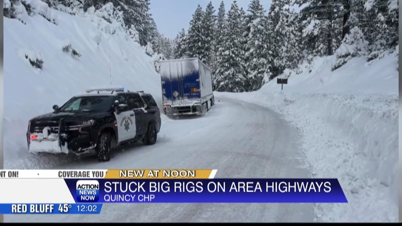 Quincy highways clogged with trucks avoiding I-80