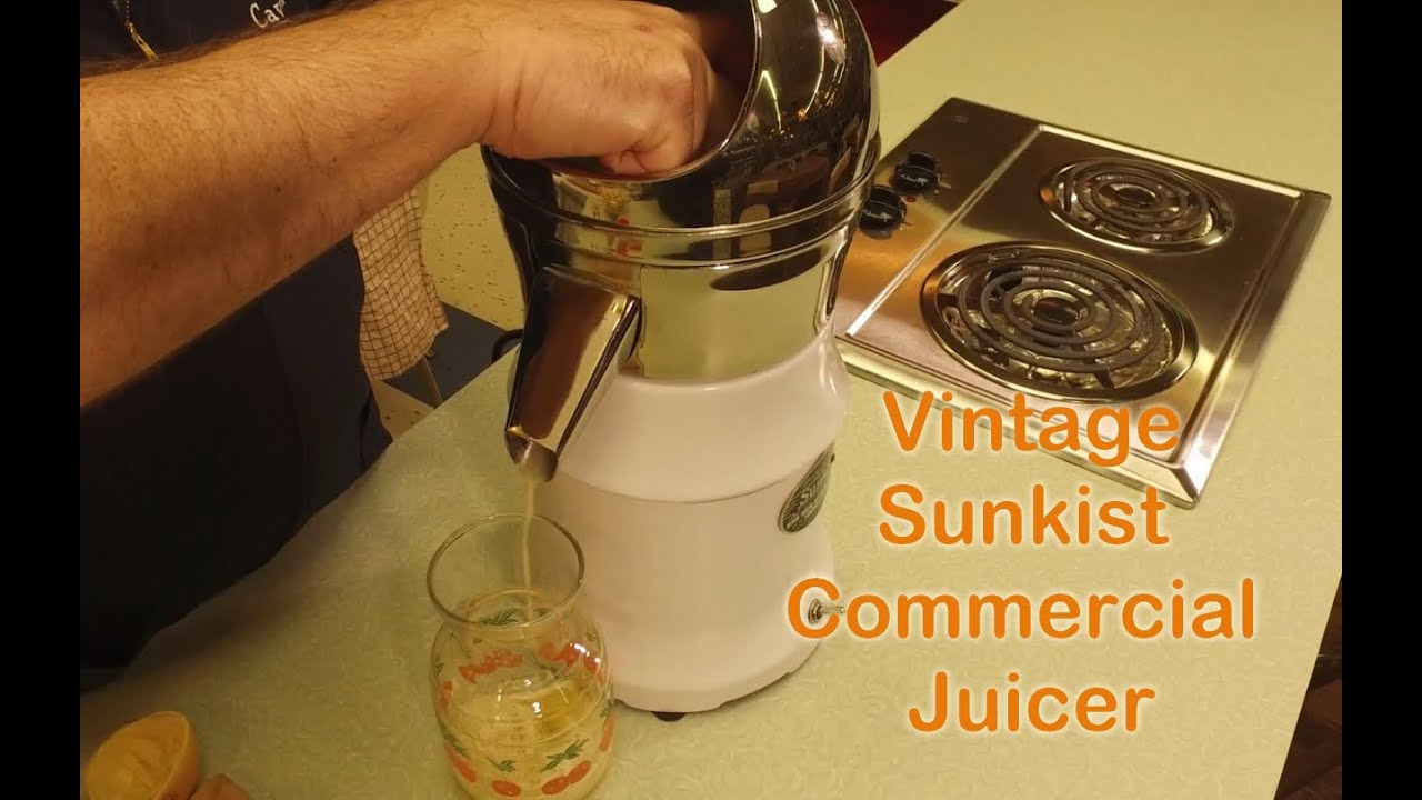 Vintage Appliances: Sunkist Commercial Juicer