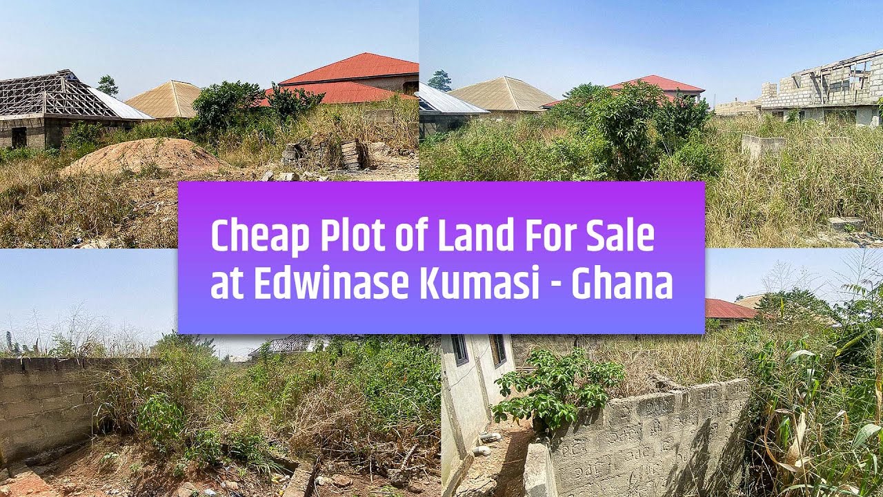 Cheap Land for Sale in Kumasi (Edwinase) + free Foundation, sand and blocks | Land for Sale in Ghana