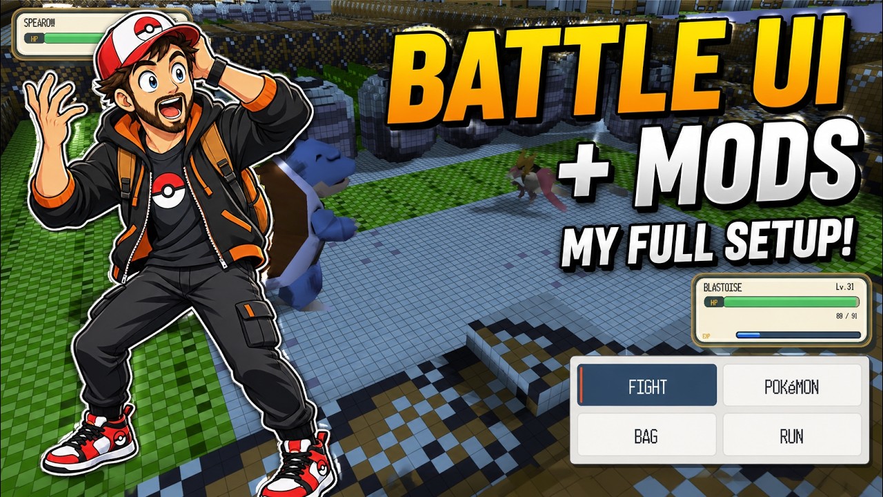 My Complete Gen 1 Recomp Setup! | Battle UI + Mods