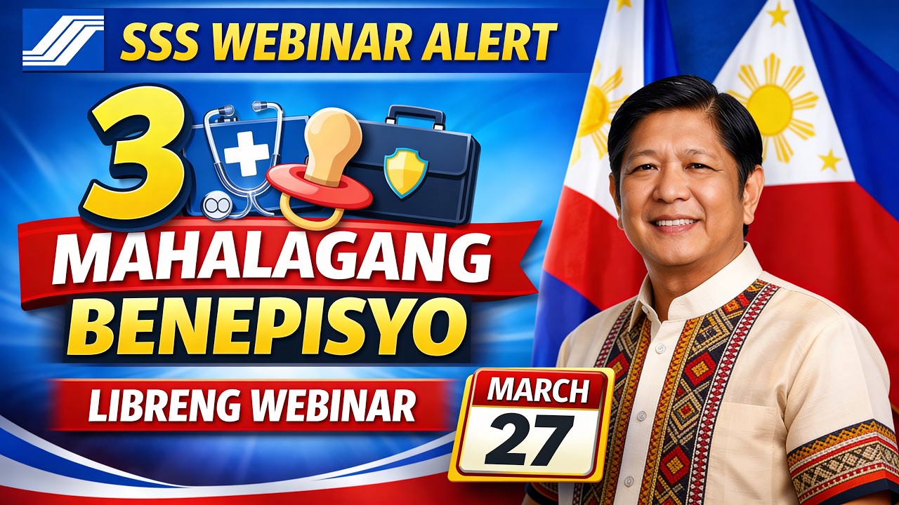 SSS UPDATE | 3 Mahahalagang Benepisyo sa March 27 e-Skwela Webinar