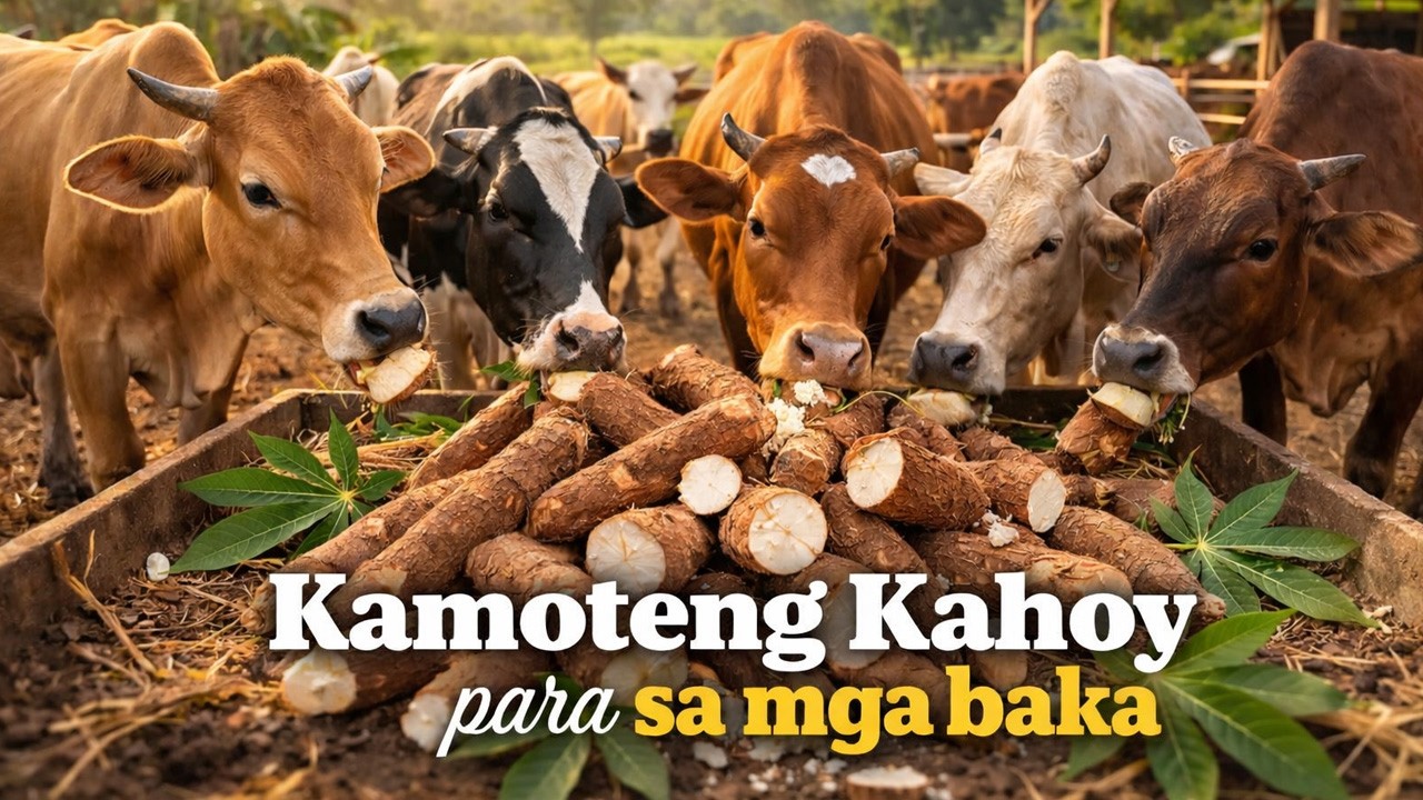 Kamoteng Kahoy Para sa Baka | Feeding Cassava for Cow | Cattle Farming | Cow Farming