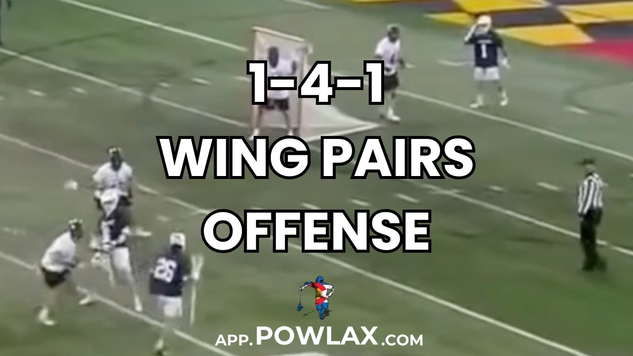 1-4-1 Wing Pairs Offense | Lacrosse
