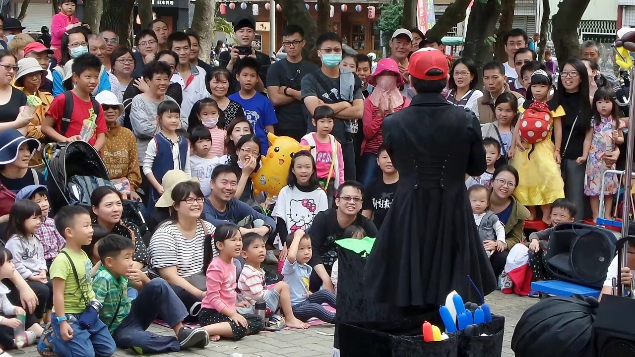 台南市水坪塭公園街頭氣球表演part02