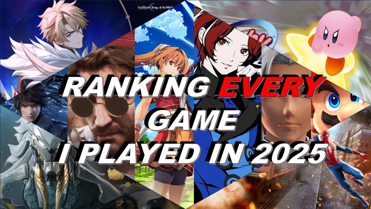 Ranking EVERY Game I Played in 2025