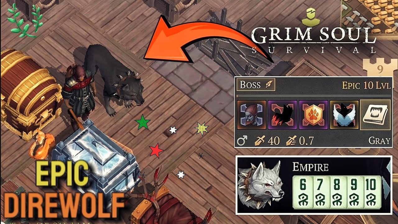 Grim Soul - Epic Direwolf, Wondaring Murchant & Necromancer Lair Map.