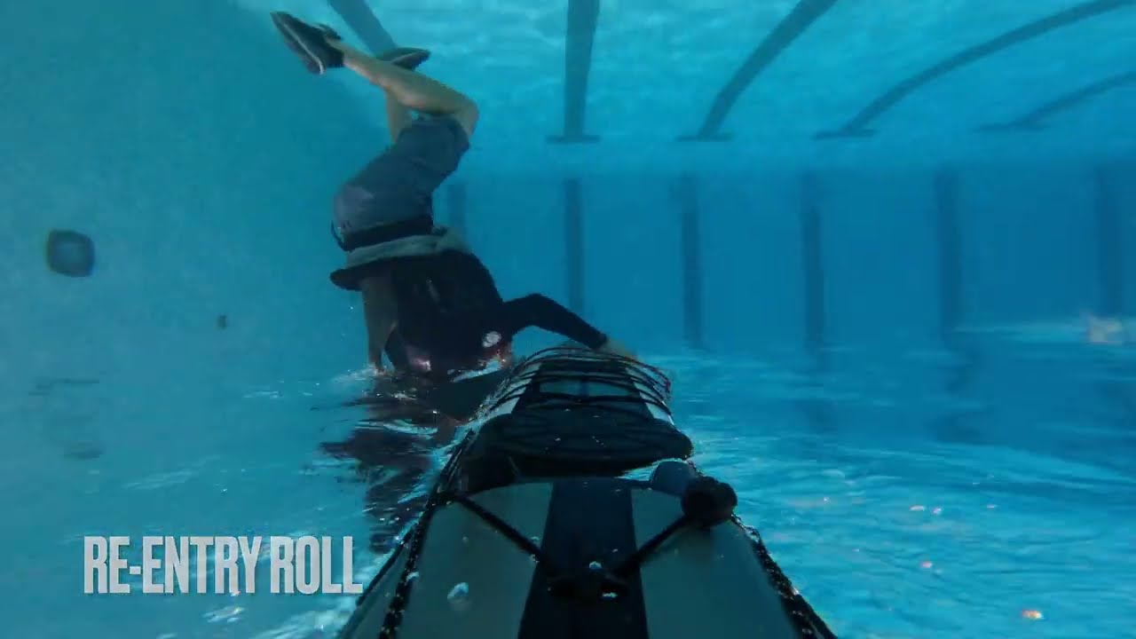 Kayak Rescue Recovery Rolling Pool Session 6 - , Zegul Arrowplay MV, Gearlab Outdoor Kalleq