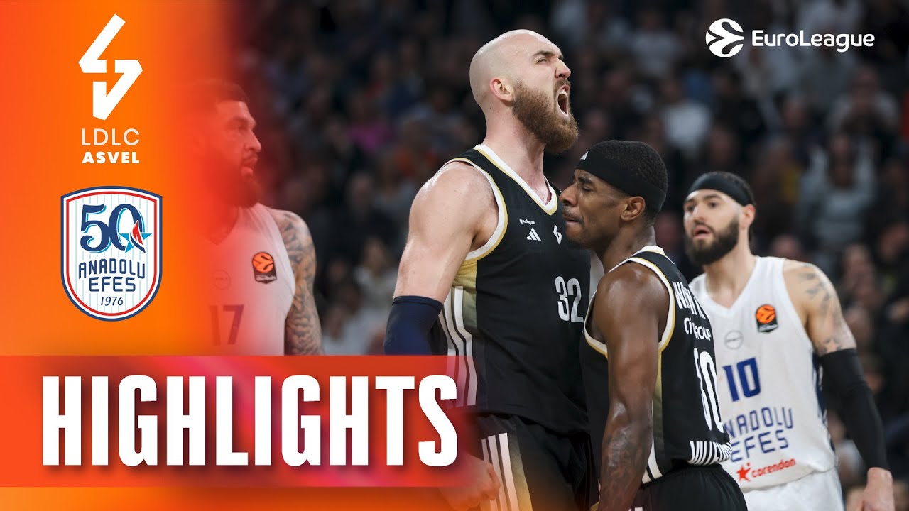 UNREAL Finish After TWO OTs | ASVEL -  Efes | R18 BASKETBALL HIGHLIGHTS 2025-26
