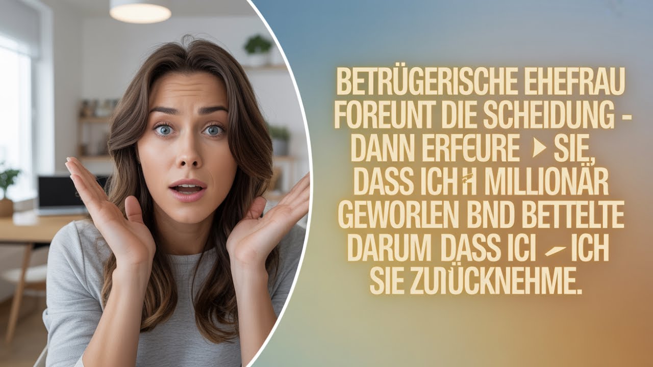 „Sie verließ mich – als ich Millionär wurde, flehte sie um meine Rückkehr“