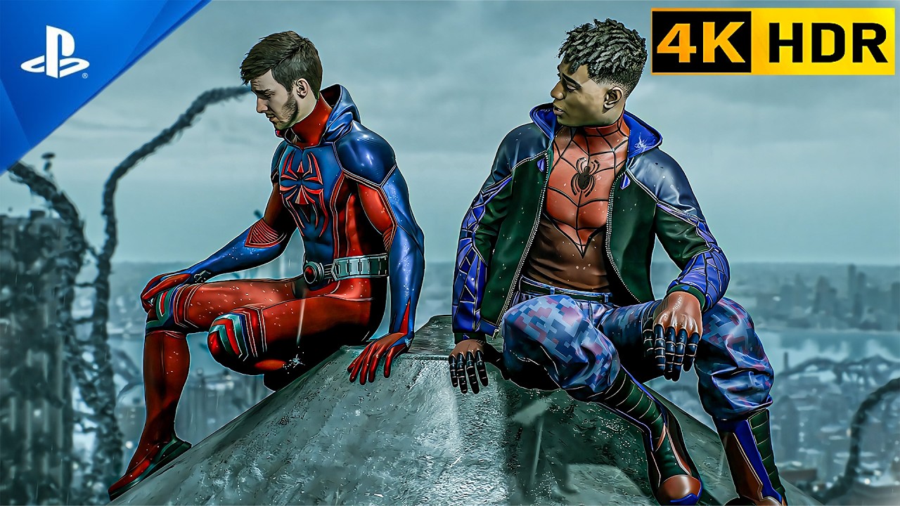 SPIDER MAN NG+ EPIC SUIT COMBO VS VENOM 4K ULTRA HDR