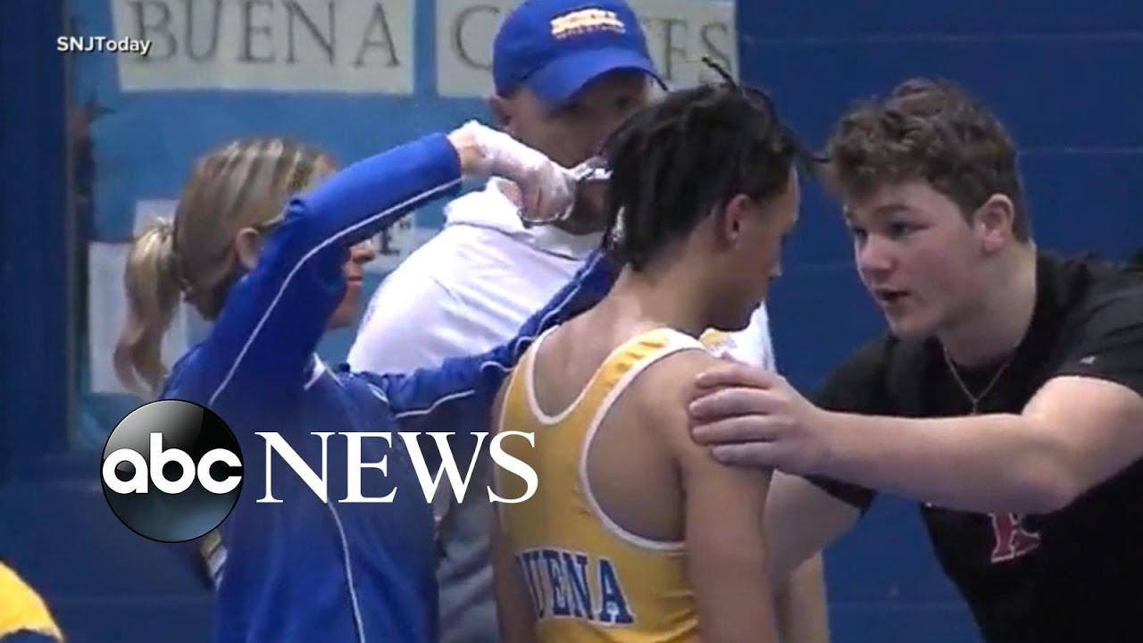 Outrage after high school wrestler forced to cut his hair
