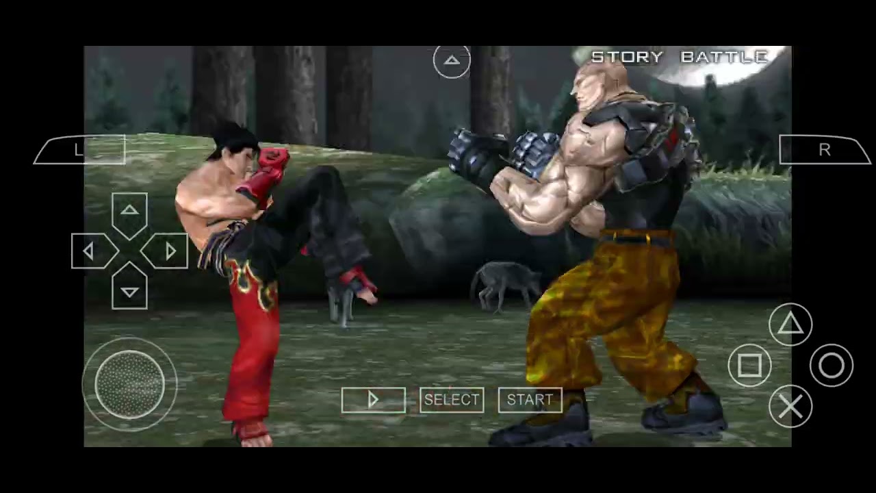 Tekken dark ressurection.Jin kazama story mode . gameplay PPSSPP emulator.