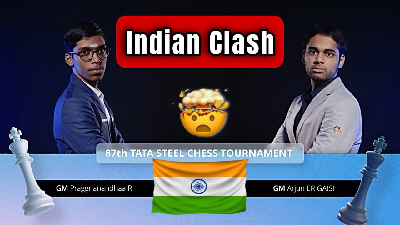 🔥 Pragg Crushes Arjun Erigaisi in Style! ♟️⚡ | Tata Steel Chess 2025 Round 3