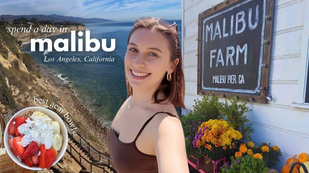 a day in MALIBU 🌞 beach views, good food & calm vibes