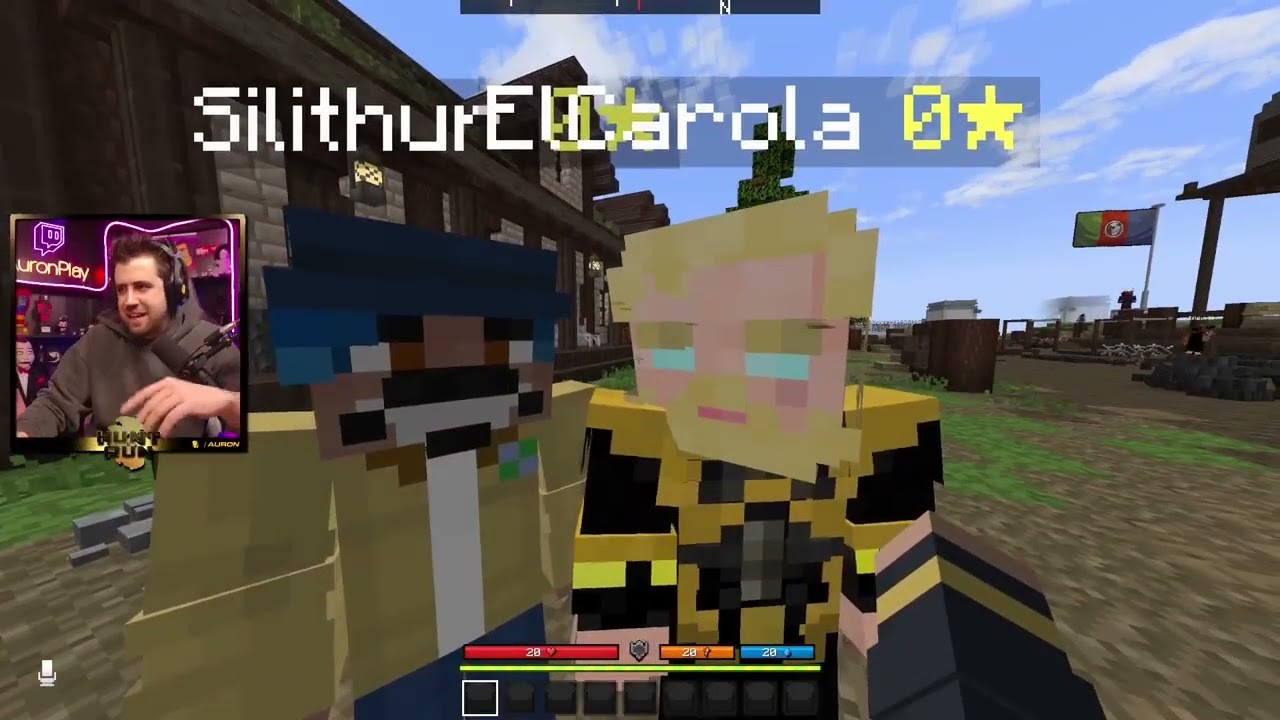 auron hunt y run d&iacute;a 1 serie de Minecraft
