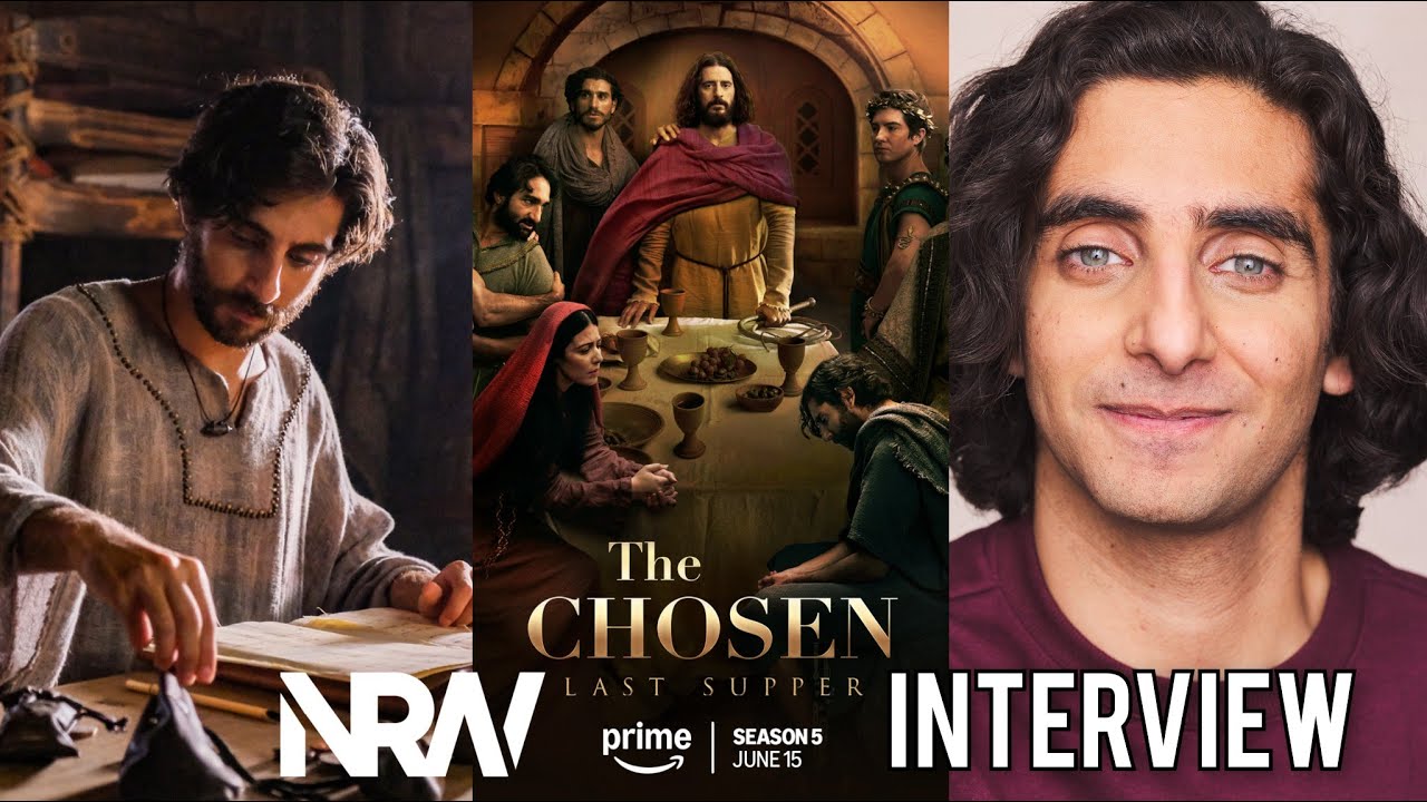THE CHOSEN: LAST SUPPER's Luke Dimyan (ACTOR, 'Judas') chats with Heather for NRW! A NRW Interview!
