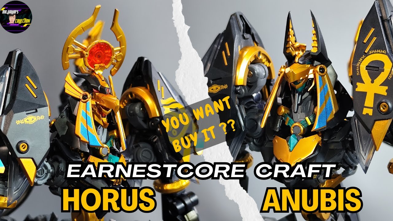 NEW LOOK!! Earnestcore Craft Anubis X Horus Mecha Robot Build RB-12AH