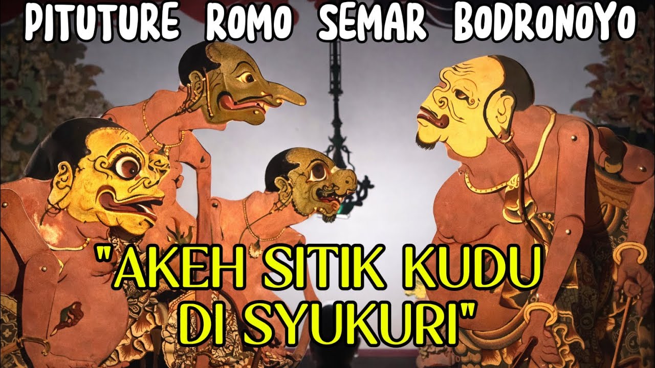 PITUTUR BECIK SEMAR BODROYONO YANG PENUH MAKNA || Dalang ki seno nugroho 