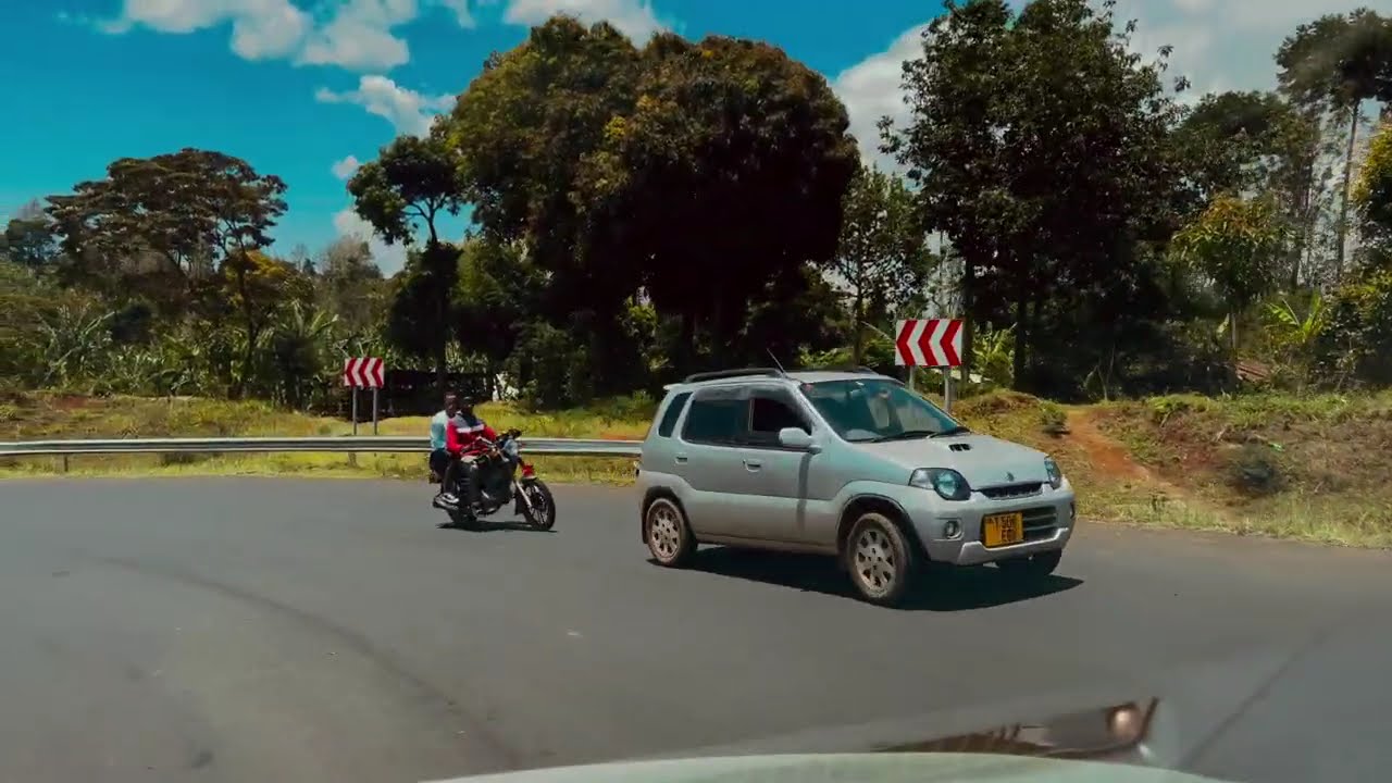 Aleni Rombo Kilimanjaro Tanzania East Africa Highway Roads Travel Documentary Landscape Panoramic Sc