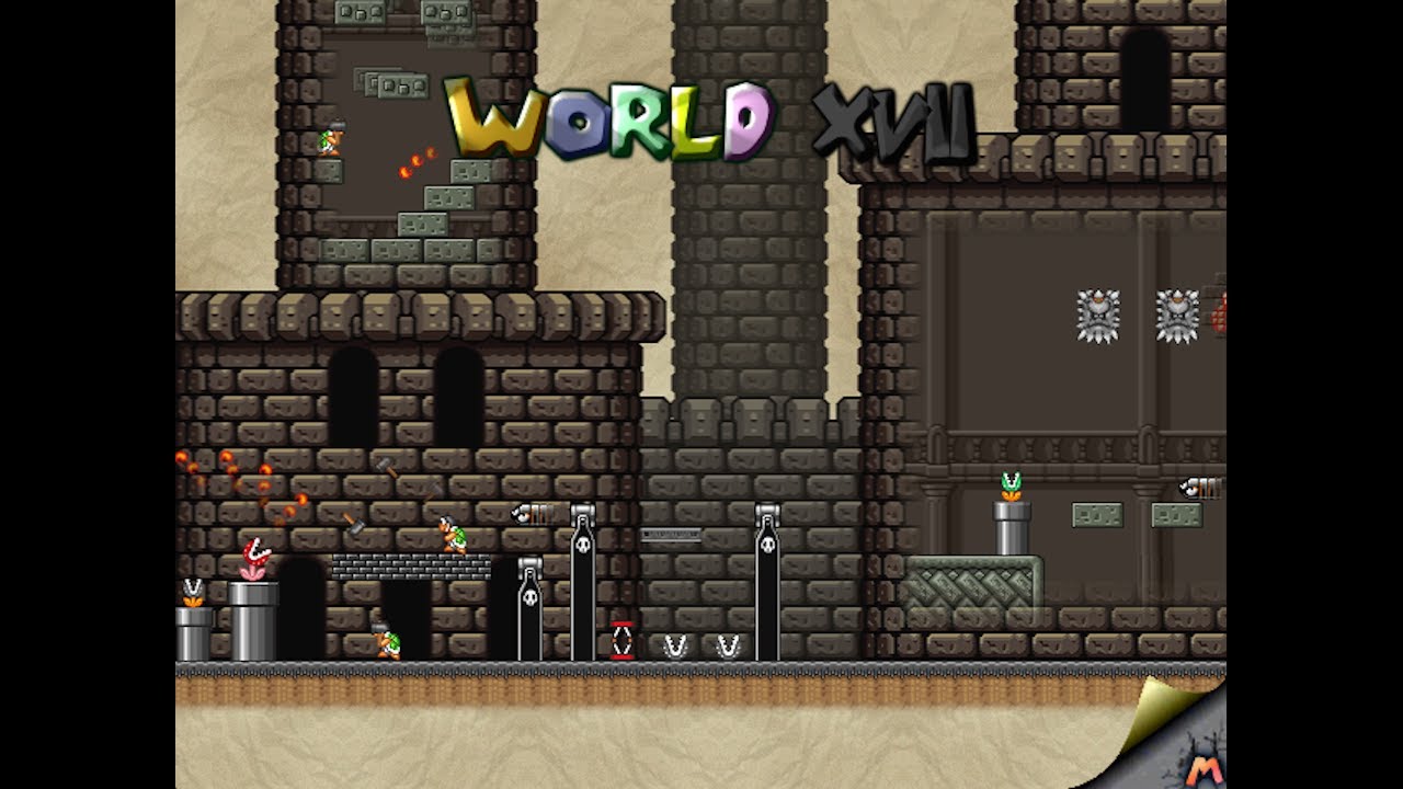 Mario Forever - Roman Worlds by MrPrzemistrz - World XVII Walkthrough