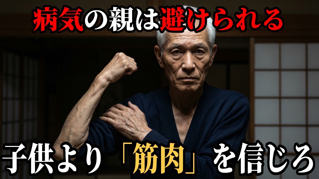 【警告】病気の親は子供に避けられます。70歳を過ぎて「子供より筋肉」を信じるべき残酷な理由と、真の自立。