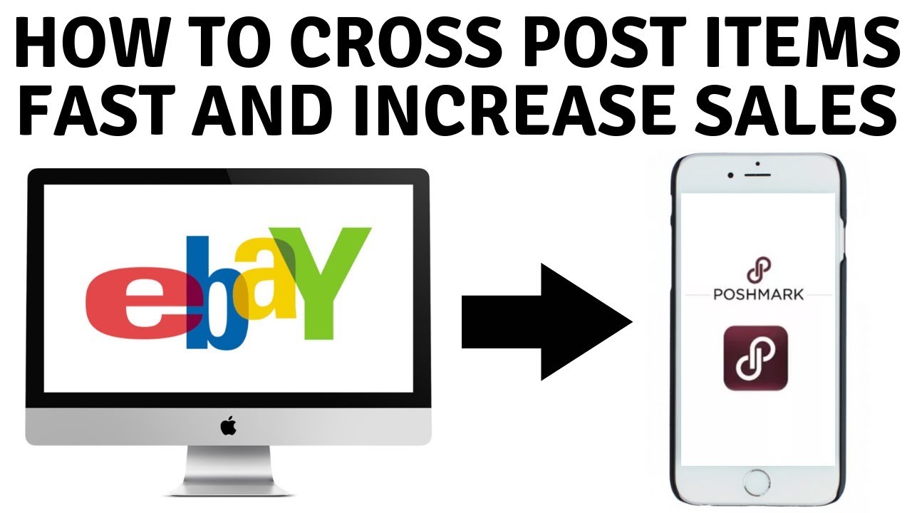 Cross Posting From eBay To PoshMark | How To Cross List Items Using A Mac | Increase Online Sales