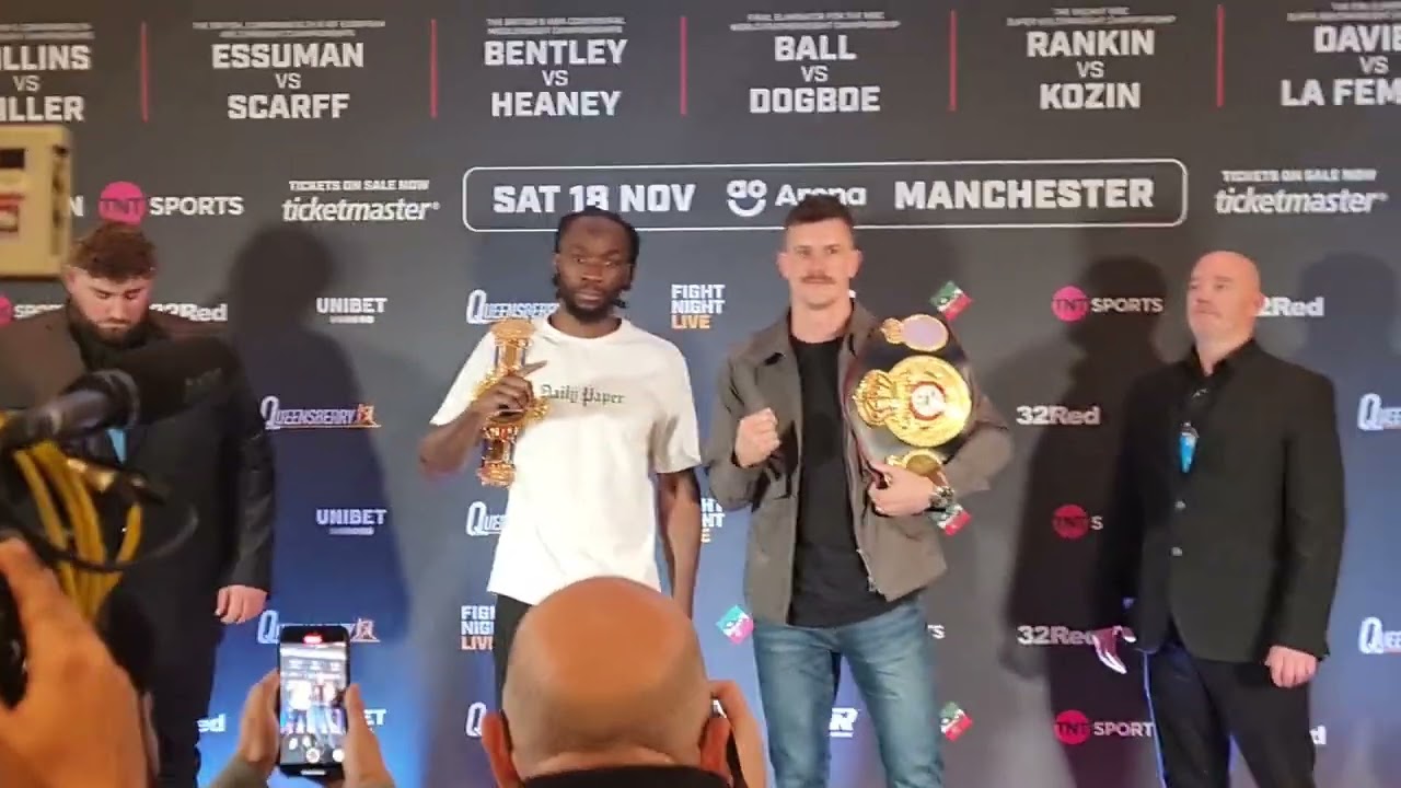 Denzel Bentley vs Nathan Heaney face off!!