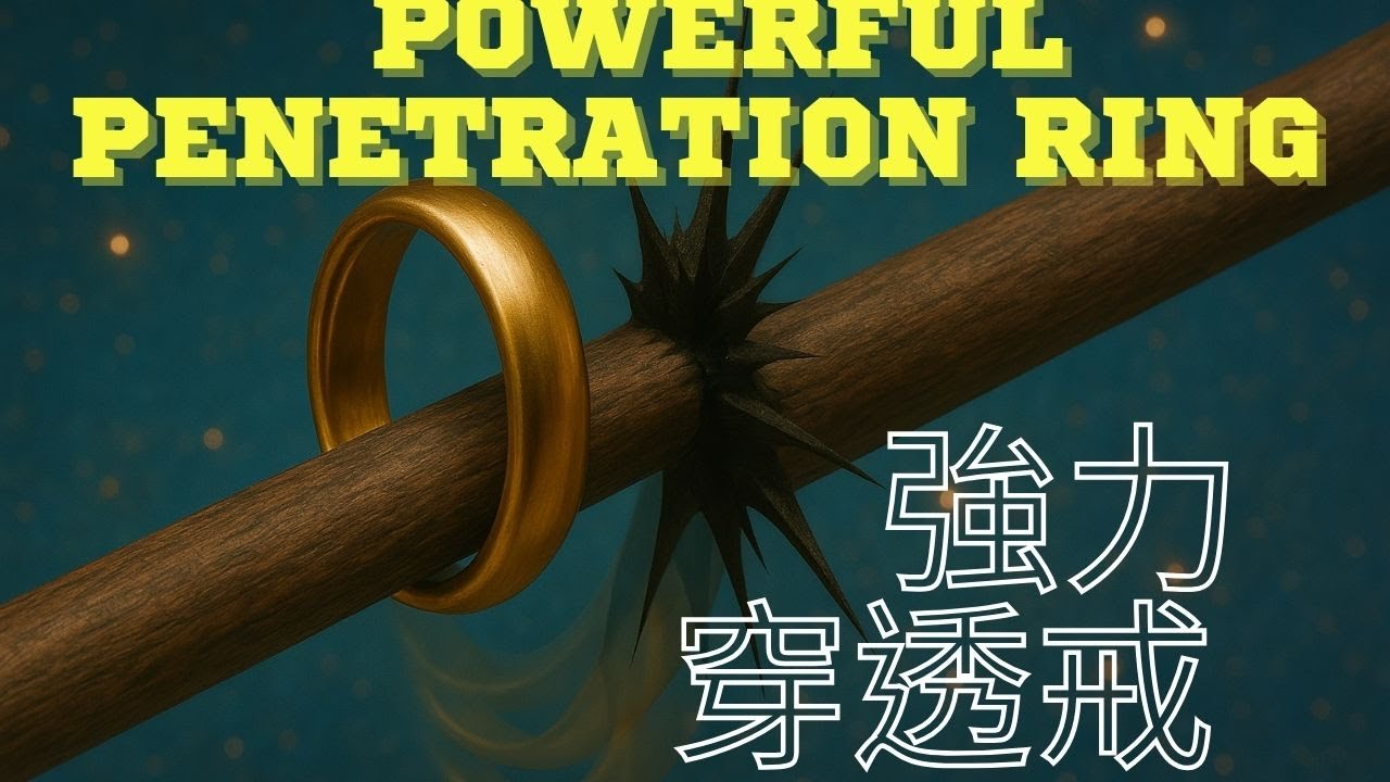 Ring Magic戒子魔术-- Powerful penetration ring强力穿透戒[Pure Hand Magic][No magic props] [纯手法魔术] [不需要道具]