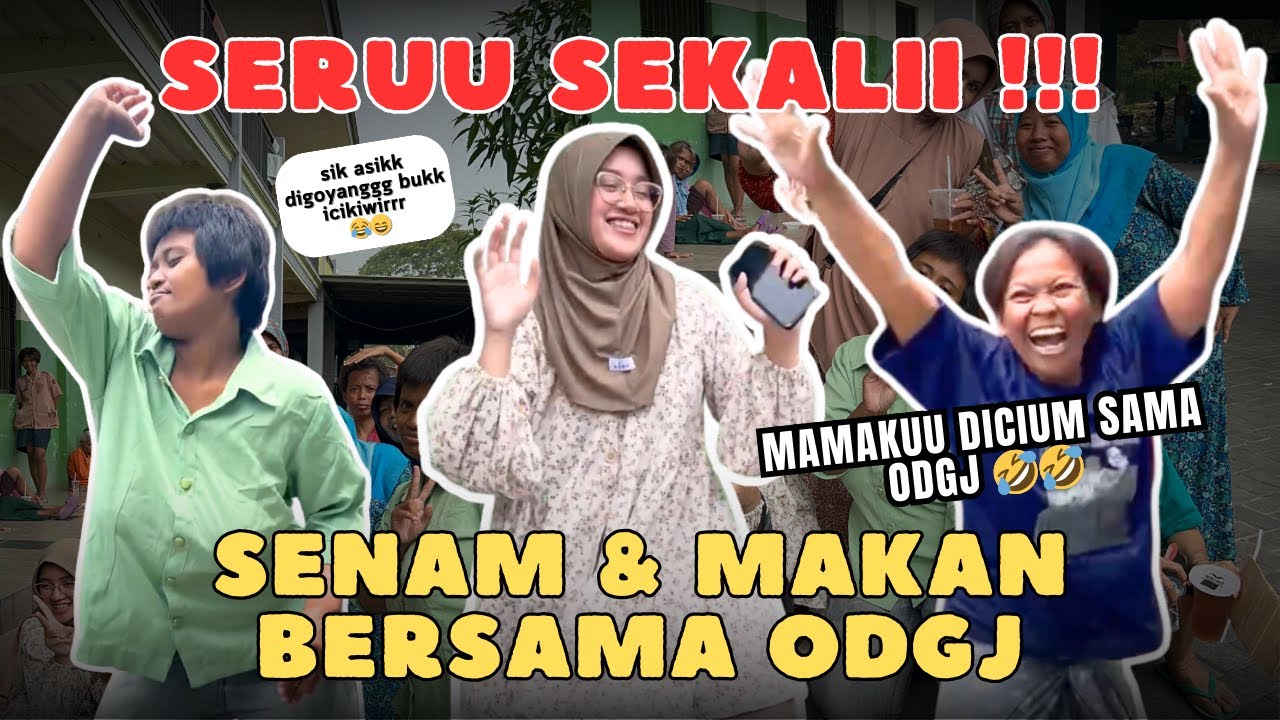 SENAM DAN MAKAN BARENG ODGJ😱😱 | MAMA AKU DICIUM 0DGJ YA AMPUNN |