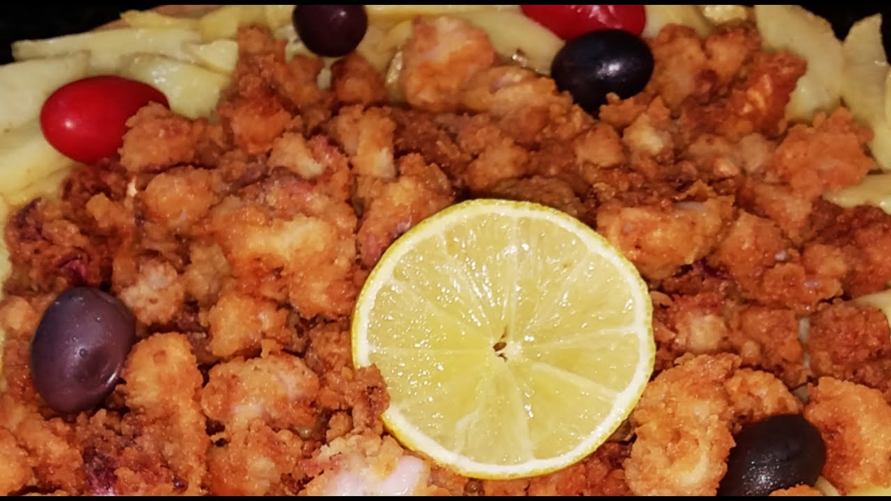 كلامار على طريقة المطاعم 😋😋سر طراوته وقرمشة لا تقاوم يممممم😍😍😍😋😋