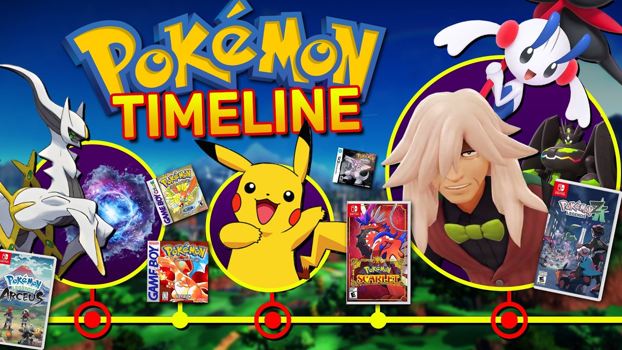 The Complete Pokémon Timeline (So Far)