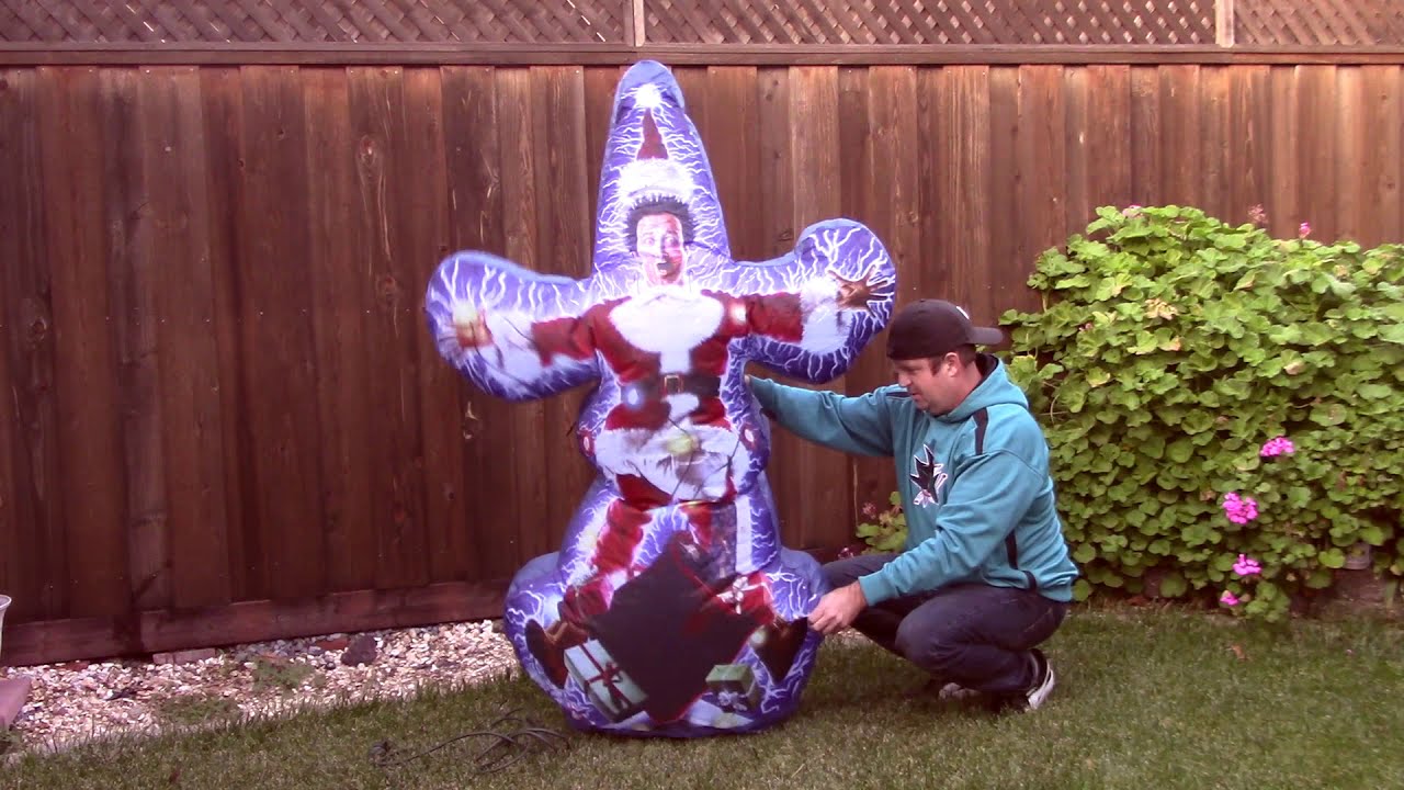 Christmas Vacation Clark Griswold Inflatable Decoration Unboxing & Review