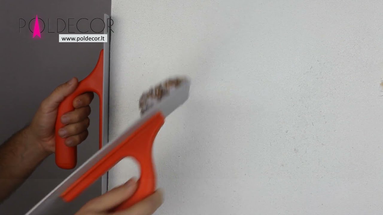 Kaip klijuoti skystus tapetus? Kaip klijuojami skysti tapetai? | Poldecor.lt