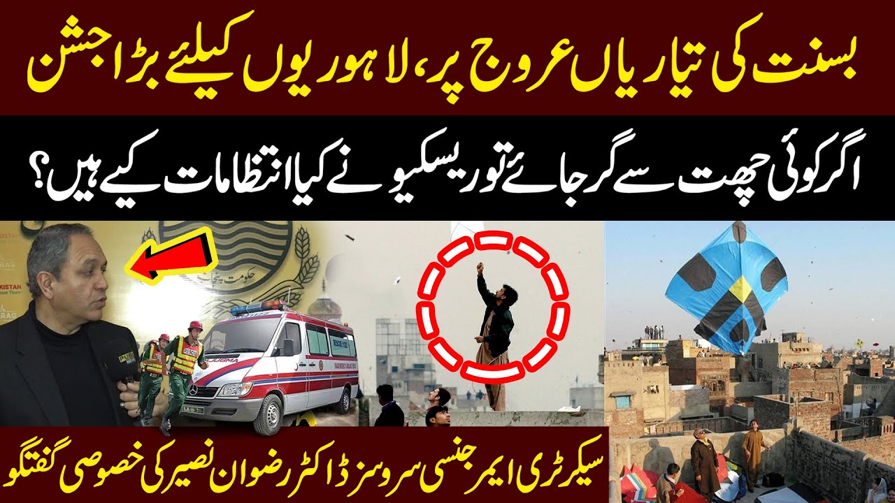 Falling From Rooftops During Basant – Emergency Plans Revealed! | Exclusive with Dr. Rizwan Naseer