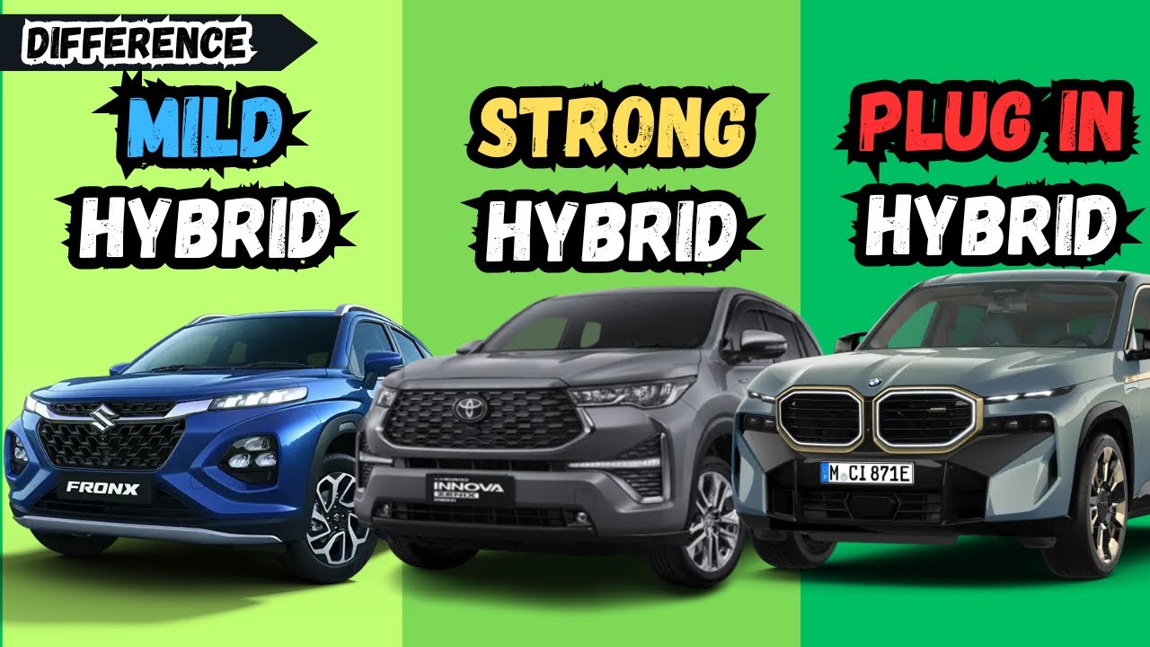 Mild Hybrid vs Strong Hybrid vs Plug In Hybrid ! Apex Drive