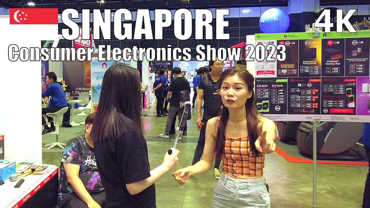 Consumer Electronics Show 2023, Singapore 🇸🇬 - Virtual Walking Tour [4K]