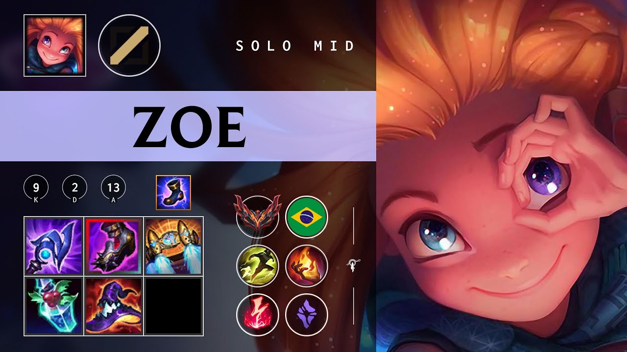 Zoe Mid vs Aurora - BR Grandmaster Patch 26.02