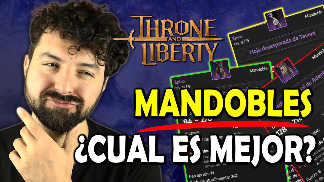 ✅ Cual es el mejor arma de MANDOBLE Throne and Liberty