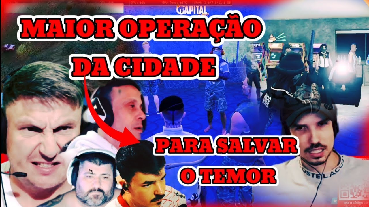 🔥INCRÍVEL 😱//MAIOR OPERAÇÃO DO ALCEMAR PRA SALVAR O TEMOR//TEMOR LEILOADO 😱//GTA RP