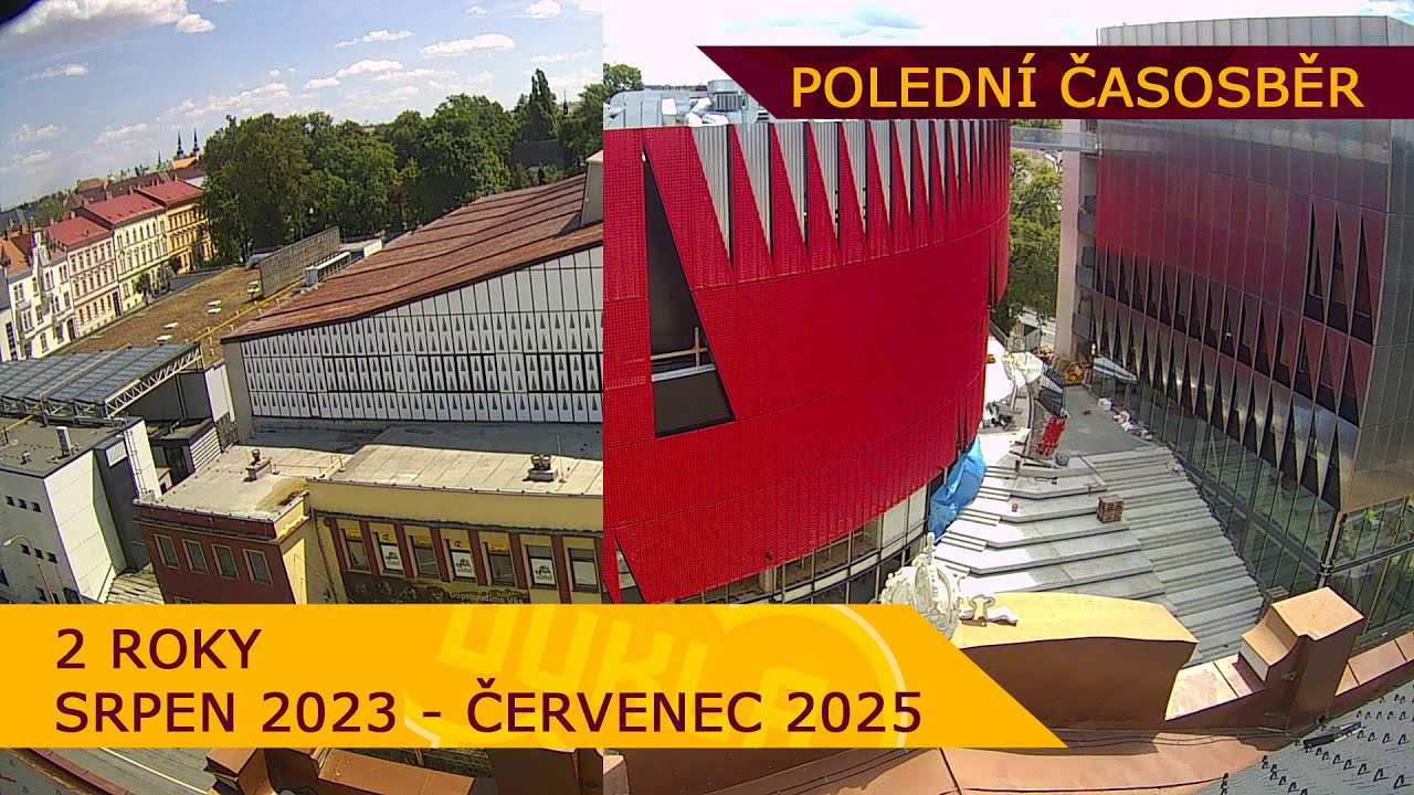 POLEDNÍ ČASOSBĚR - Stavba arény (2 roky)