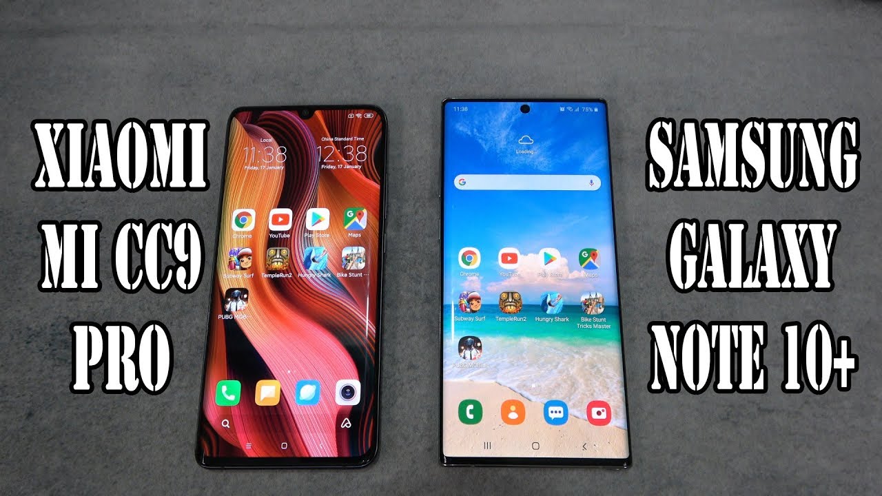 Xiaomi MI CC9 Pro vs Samsung Galaxy Note 10 Plus | SpeedTest and Camera comparison