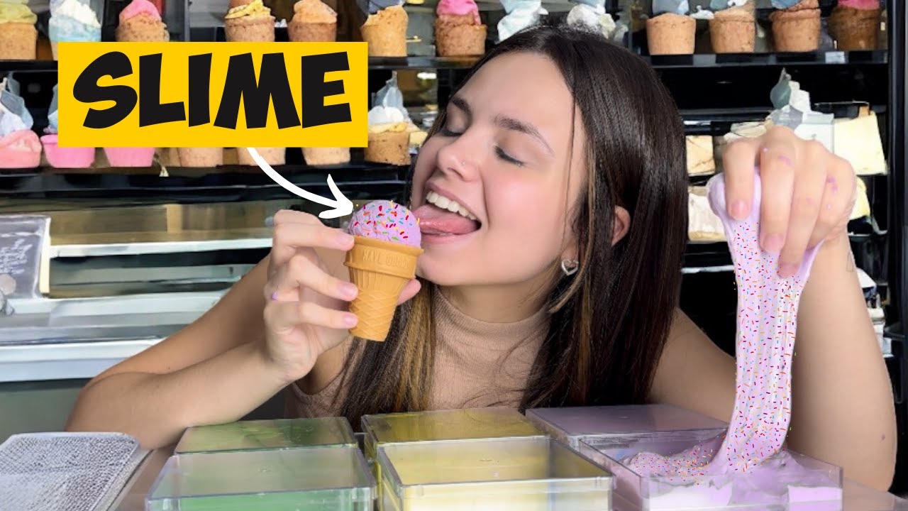 FAZENDO MAIS UM SABOR DA MINHA SORVETERIA DE SLIME!