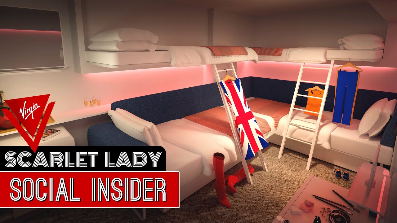 Social Insider | Virgin Voyages Scarlet Lady | Полное прохождение и обзор номера в формате 4K