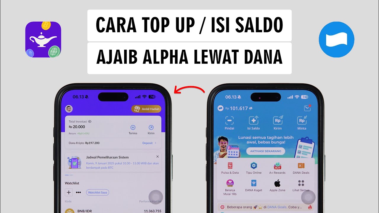 Cara Deposit di Ajaib Alpha (Ajaib Kripto) Pakai DANA