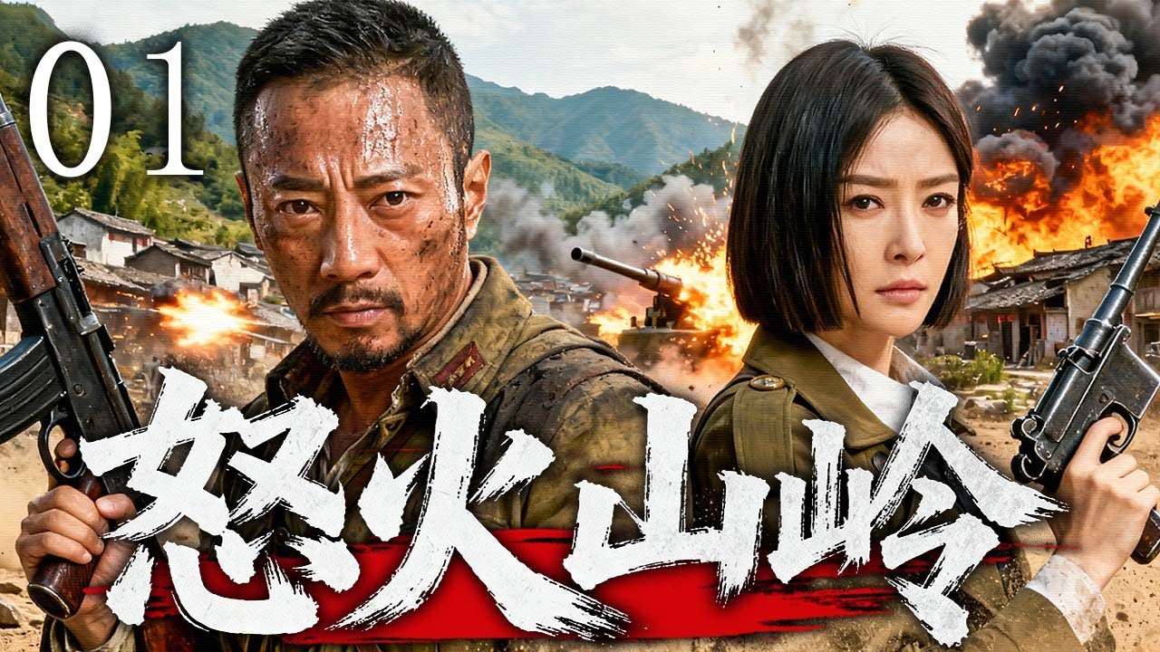 【2025高燃抗日剧】怒火山岭 01 | 张涵予以一人之勇守山岭，秦岚以一心之坚护百姓——怒火之下，两人并肩对抗整支侵略军！ | 主演：#张涵予 #秦岚 #张译 #吴京