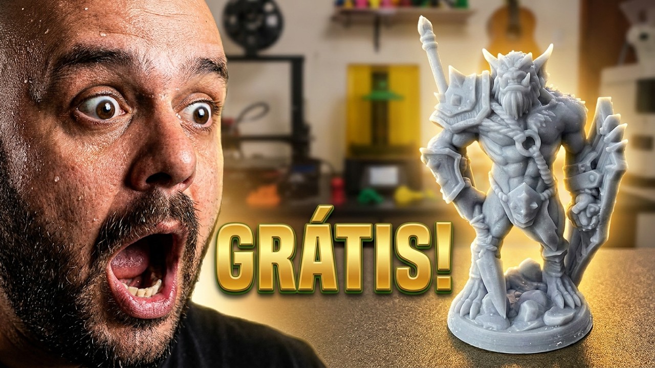 Miniaturas RPG 3D com IA GR&Aacute;TIS: Sem Saber Modelar! (Tutorial)