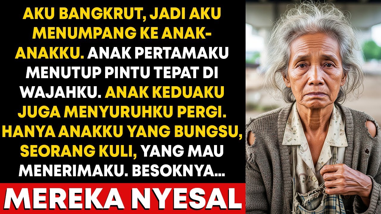 Aku Bangkrut Jadi Gembel—Anakku Yang Kaya Menolakku Kecuali Si Bungsu Yang Seorang Kuli Bangunan