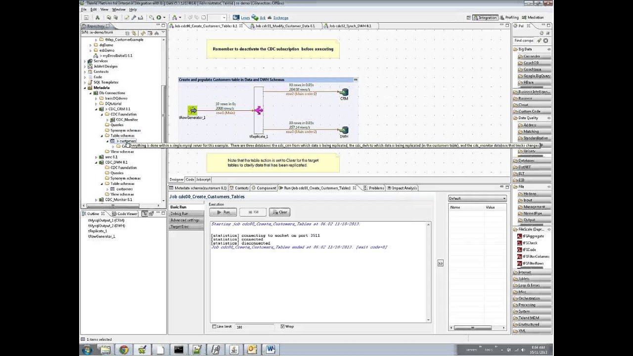 Talend CDC