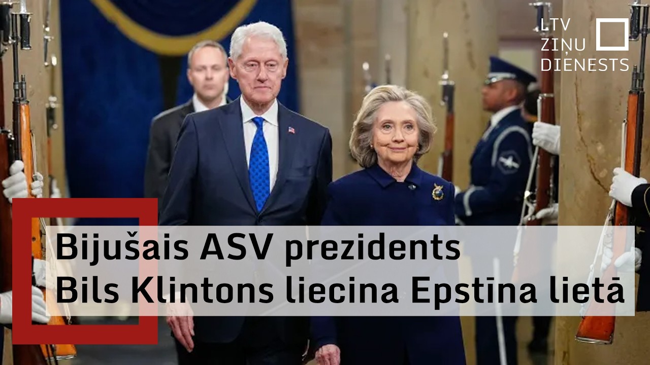 ASV eksprezidents Klintons neko neesot zinājis par Epstīna noziegumiem