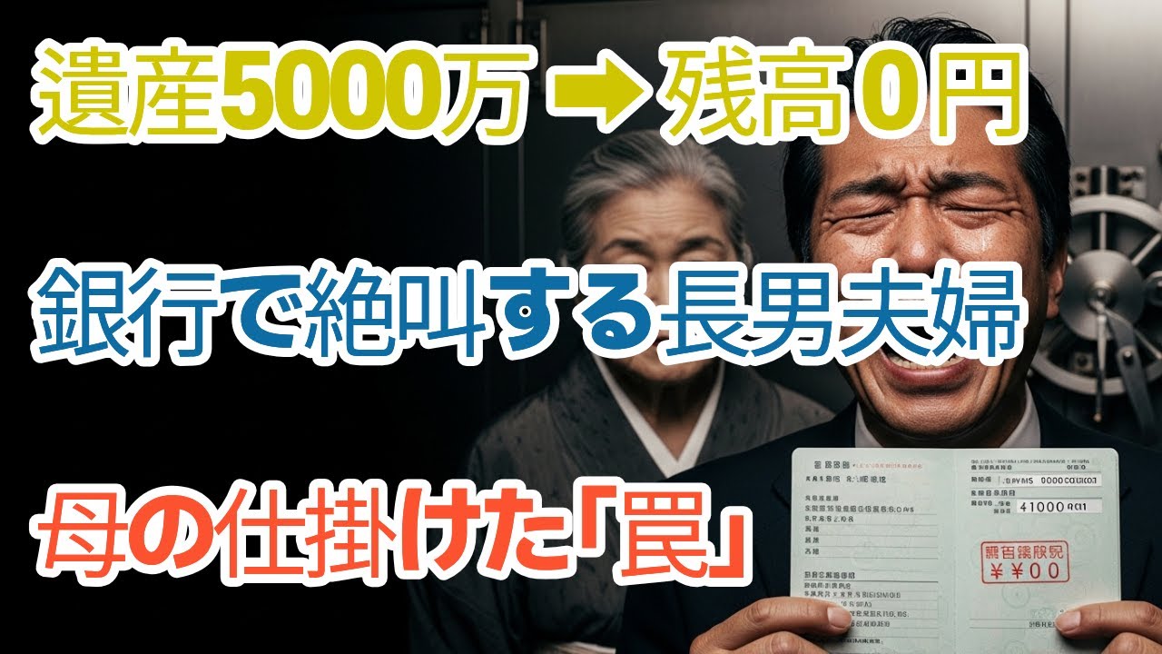 「親父の遺産5000万は俺が管理する」通帳を奪った長男夫婦が、銀行で『残高ゼ』を知り絶叫した瞬間…母が仕掛けた「家族信託」という名の復讐
